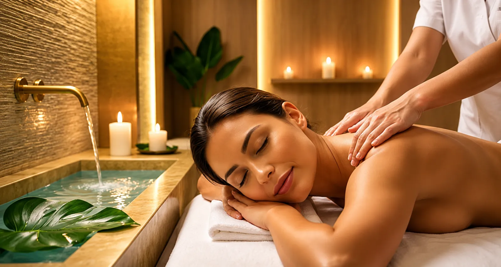 Massagem relaxante em ambiente de spa premium na AQUALIFE Estética, Vila Matilde